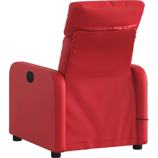 vidaXL Massagestoel - verstelbaar - kunstleer - rood