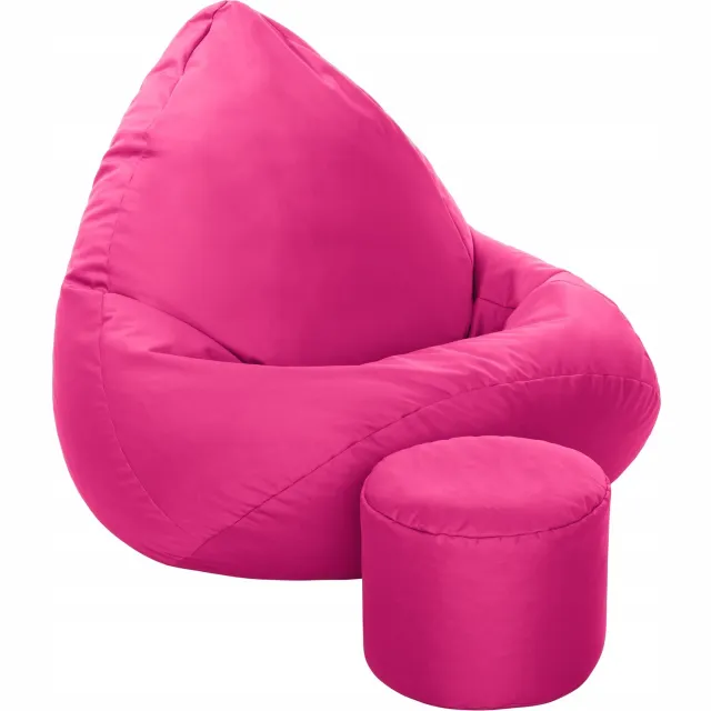 Cronen Oxford Sako Poef - Roze - Outdoor & Indoor - Incl. Voetenbank