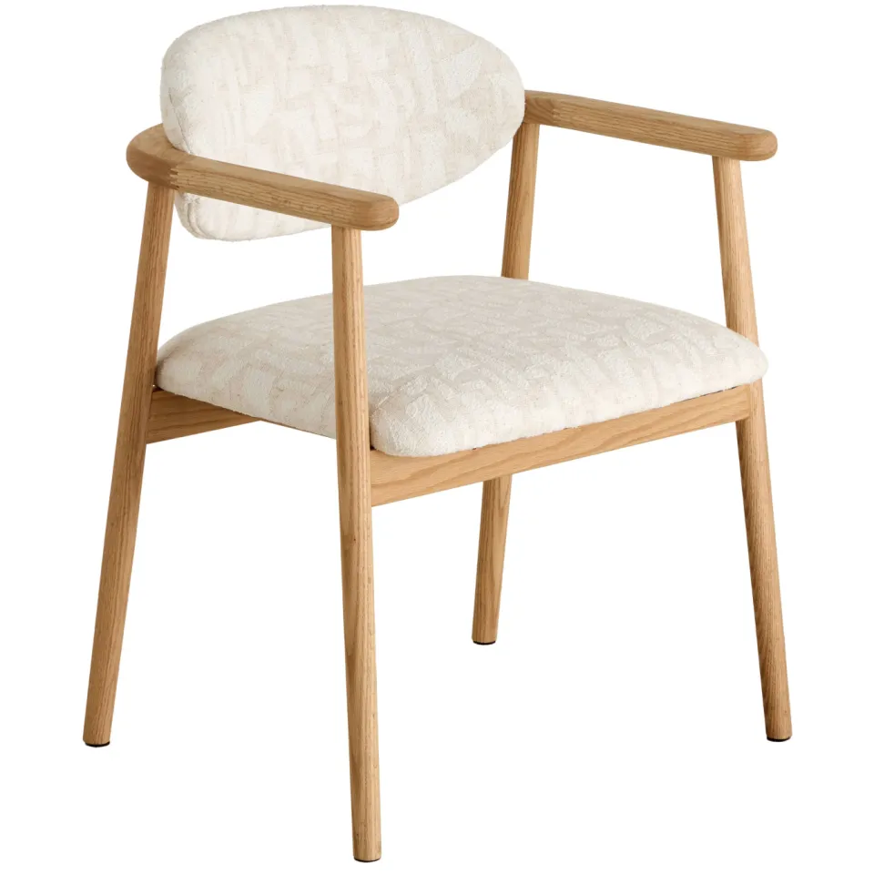 NOUS Living Elly eetkamerstoel crème Creme