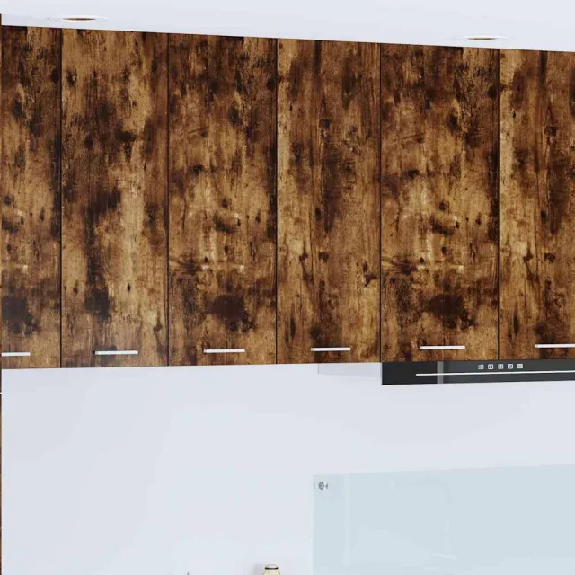 vidaXL Hangkast Gerookt eiken 60 x 31 x 80 cm Bewerkt hout Bruin