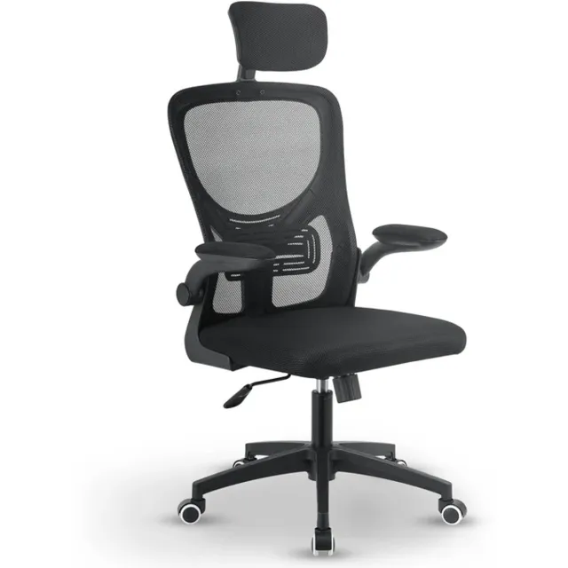 Juskys Ergonomische Bureaustoel - Baltimore - Zwart