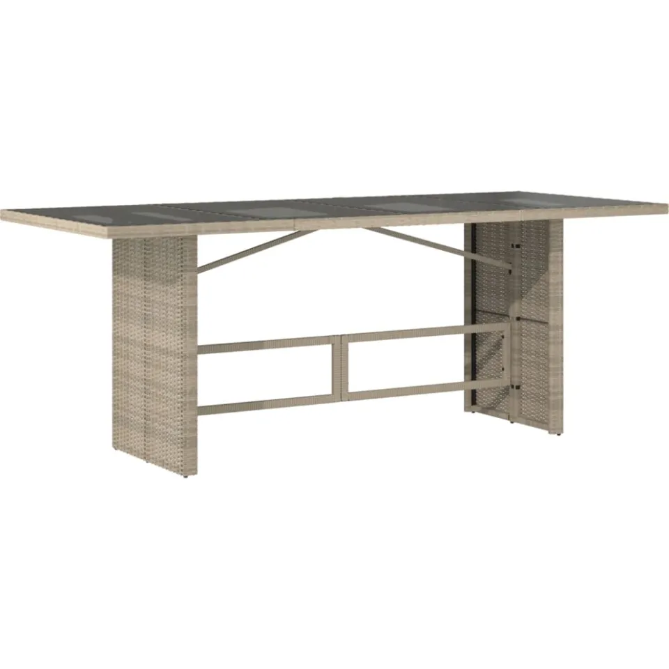 vidaXL 7-delige Tuinset met kussens poly rattan grijs, foto 3