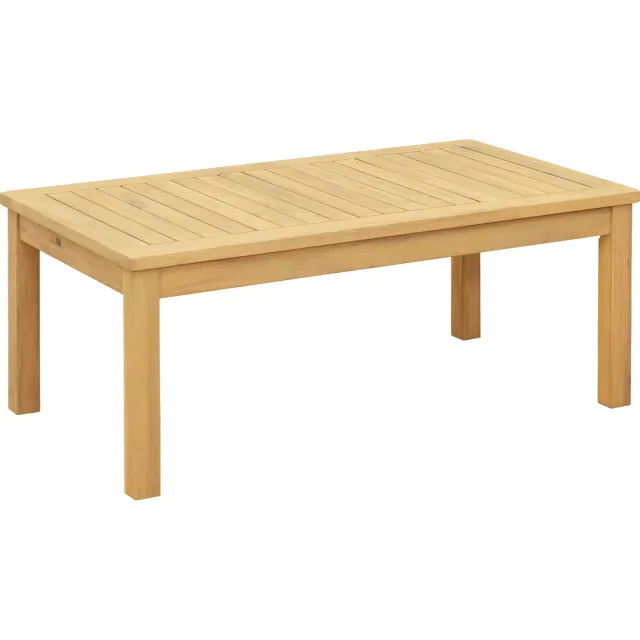 vidaXL Salontafel Licht acacia 90 x 50 x 36 cm Massief Acaciahout bruin, foto 2