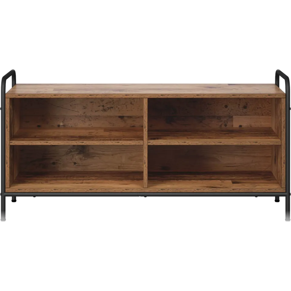 vidaXL Tv-meubel 140 x 39,5 x 50 cm Oud hout Bewerkt hout Bruin