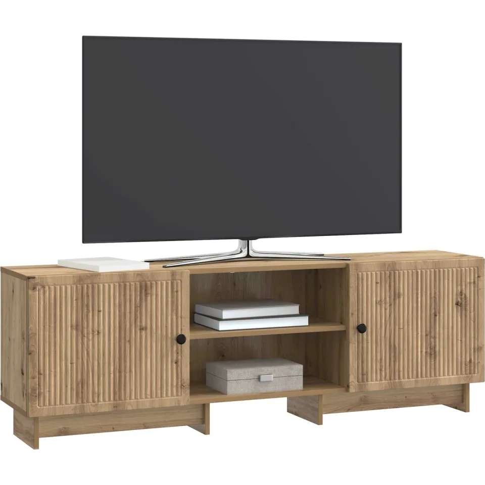 vidaXL TV-kast 150 x 31 x 50 cm Artisanaal eiken Geconstrueerd hout, foto 3