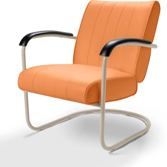 Bel Air Retro Fifties Furniture Pullman MP OffWhite Orange