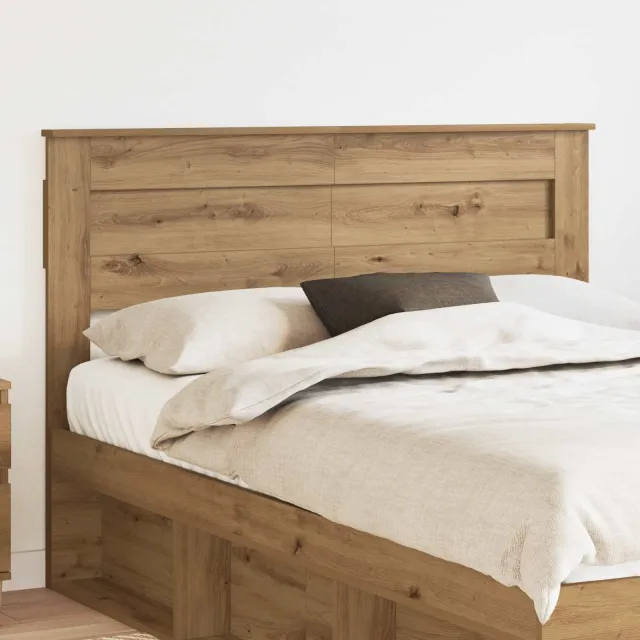 vidaXL Hoofdbord Artisan Eiken Bewerkt hout Bruin