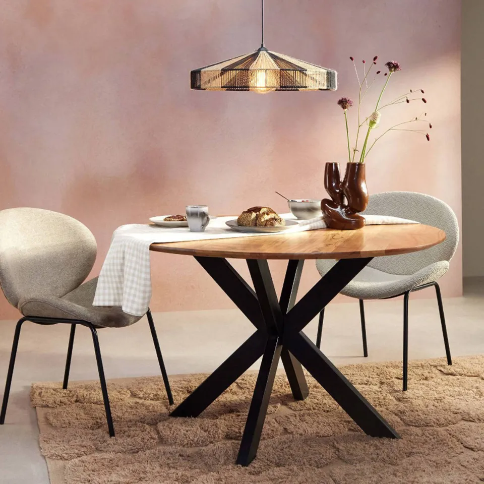 NOUS Living eetkamerstoel Noa taupe, foto 3