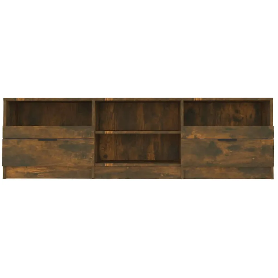 vidaXL Tv-meubel 150x33,5x45 cm bewerkt hout gerookt eikenkleurig, foto 4
