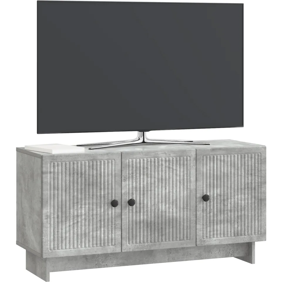 vidaXL TV-kast 99 x 34,5 x 50 cm Betongrijs Bewerkt hout grijs, foto 3