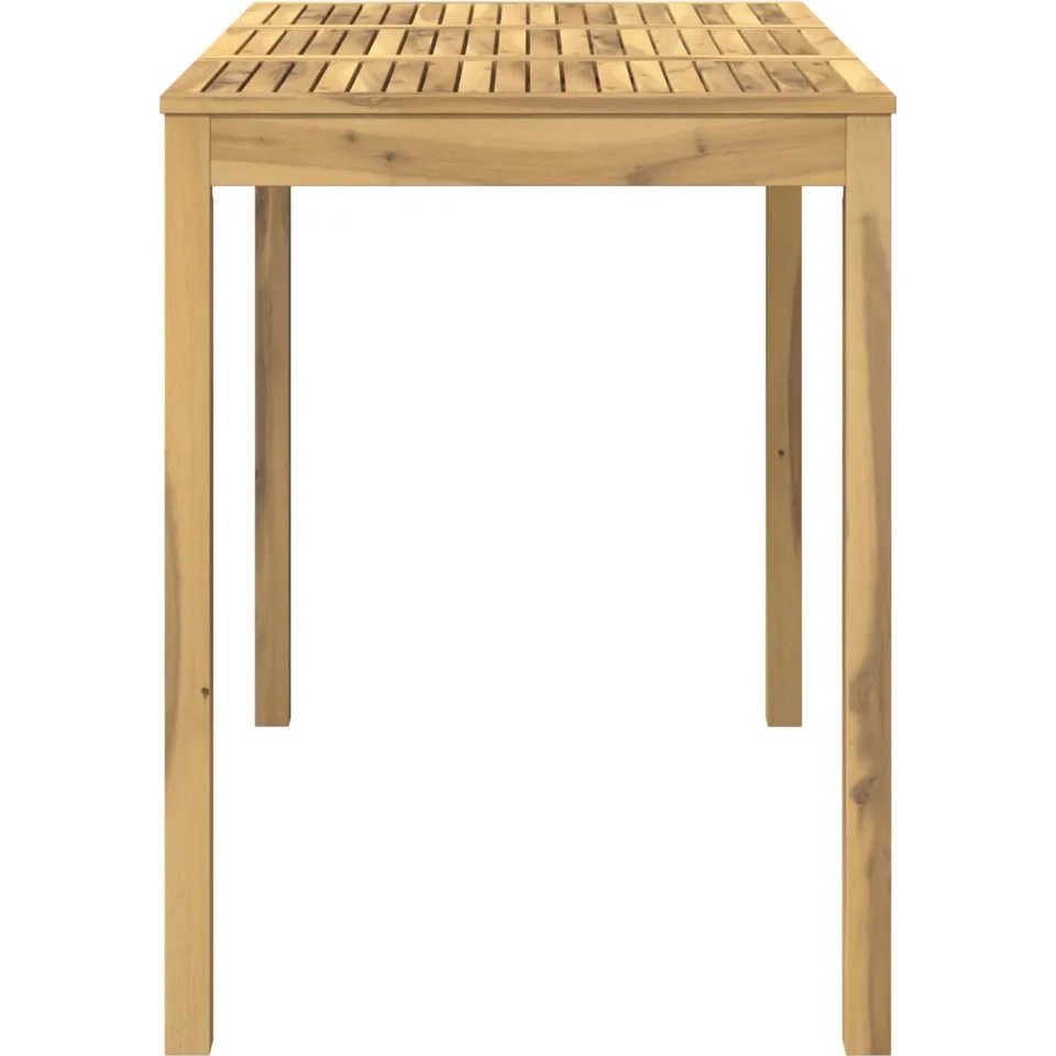 vidaXL Tuinbar Tafel LAREN Witgewassen 141 x 80,5 x 105 cm, foto 4