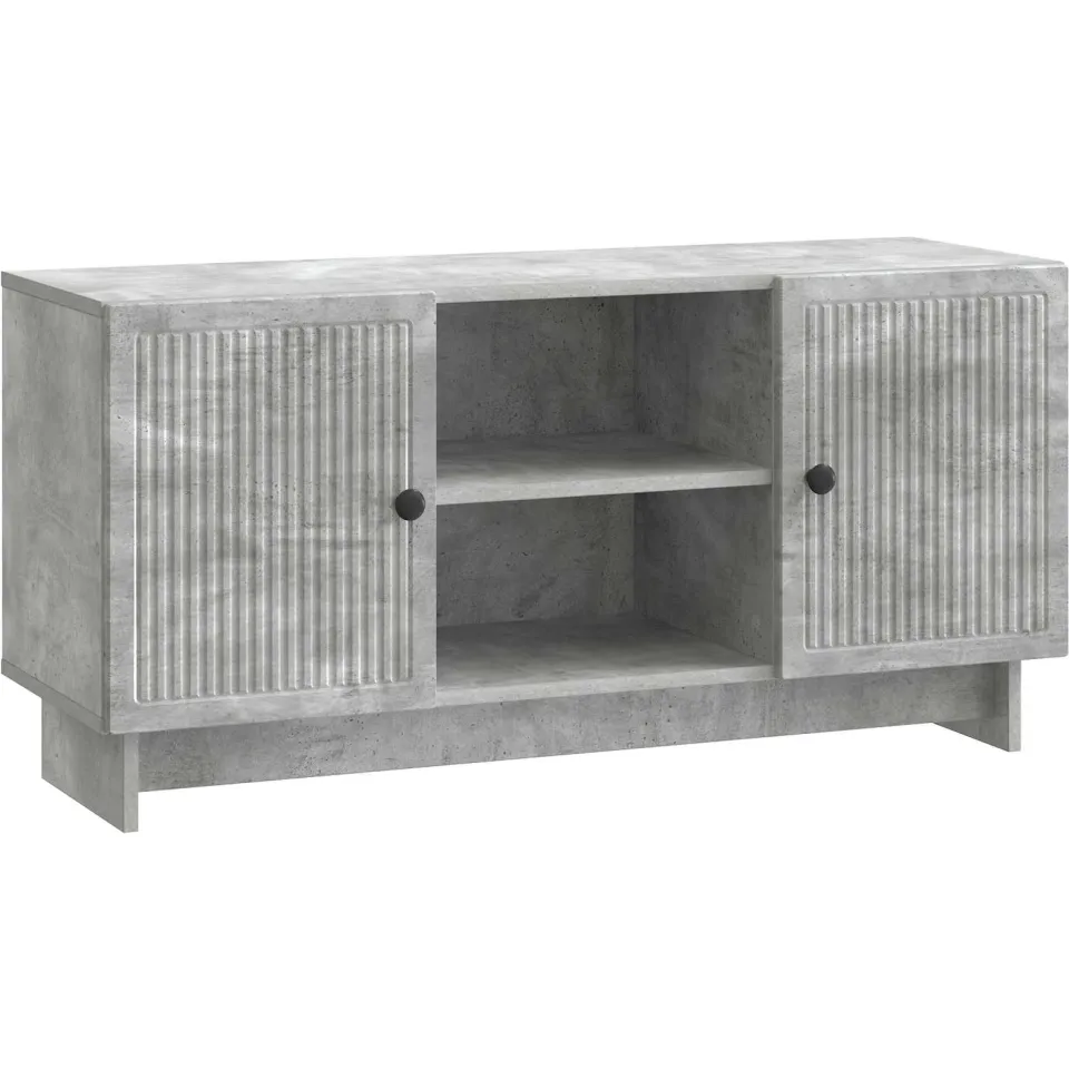 vidaXL TV-kast 102 x 34,5 x 50 cm Betongrijs Bewerkt hout grijs, foto 3