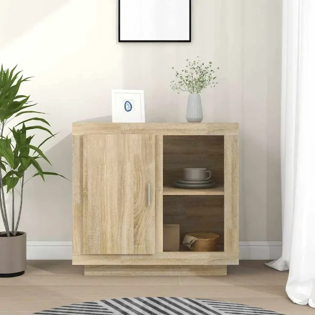 vidaXL Dressoir 80x40x75 cm sonoma eikenkleurig