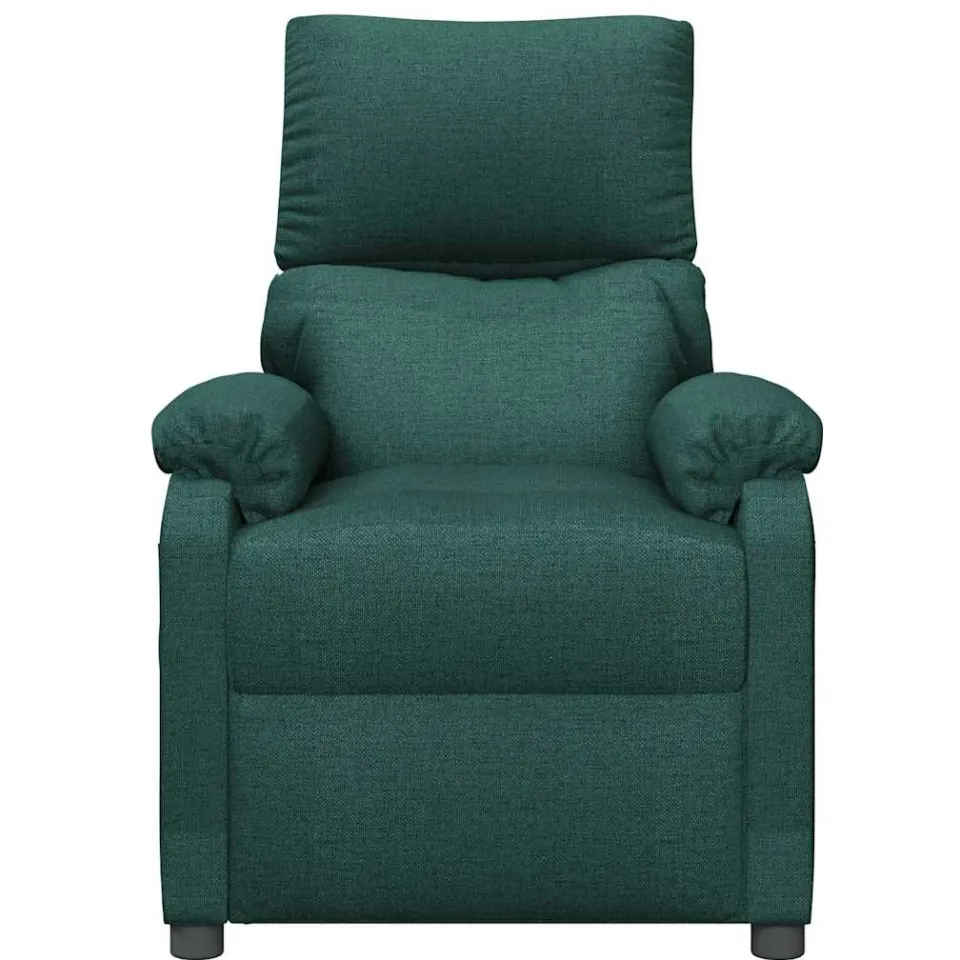 vidaXL Massagestoel stof donkergroen
