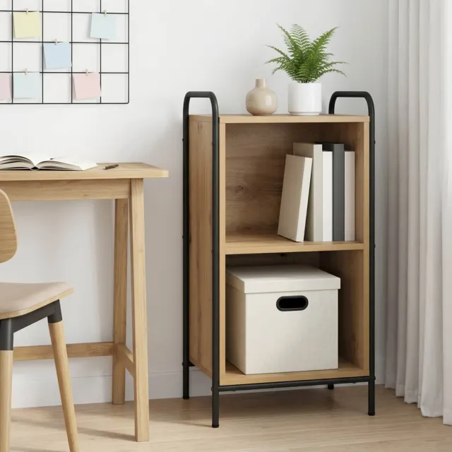 vidaXL Boekenkast 55,5 x 33 x 174 cm Bewerkt hout Artisanaal eiken, foto 2
