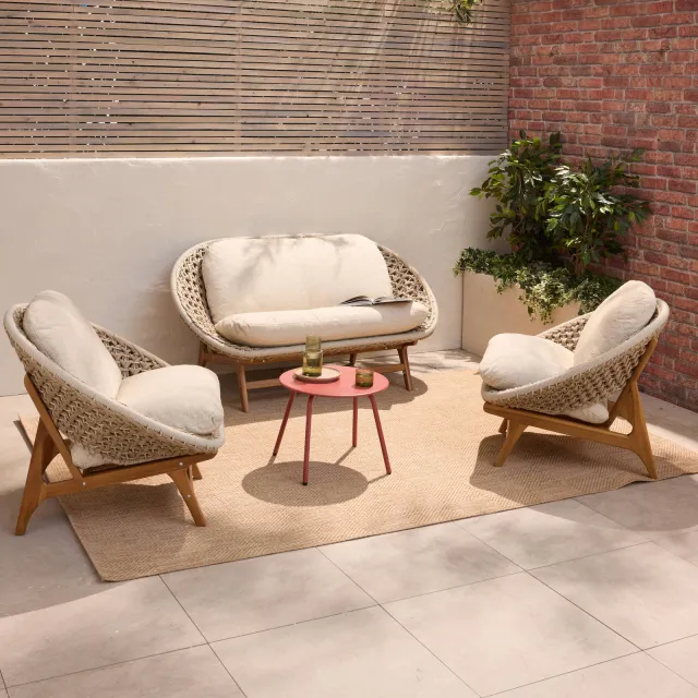 Studio LIVIT loungeset Malang teak beige