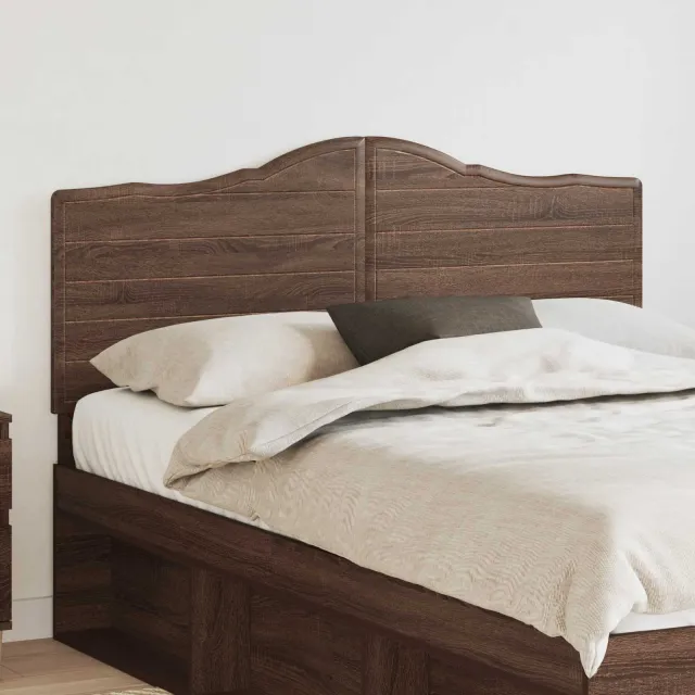 vidaXL Hoofdbord Bruin Eiken Bewerkt hout