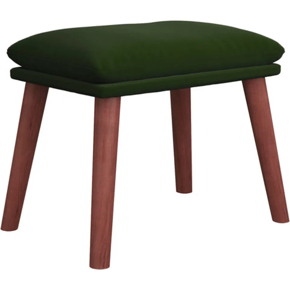 vidaXL Voetenbank 45x29,5x35 cm fluweel donkergroen groen, foto 3