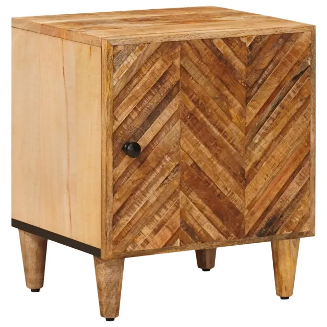 vidaXL Nachtkastje Bruin 40 x 33 x 46 cm Massief Mango Hout
