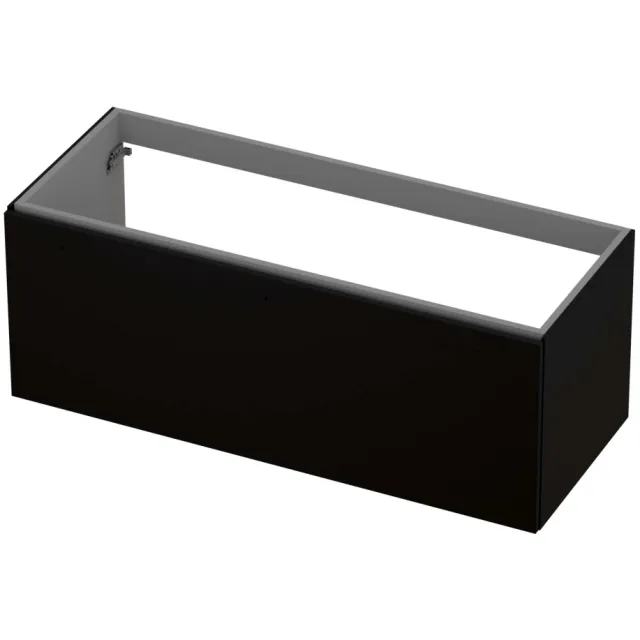 Ink onderkast 1 lade softclose met greep gelakt mat zwart