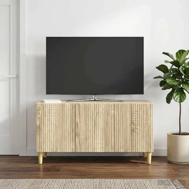 vidaXL TV-kast 99 x 34,5 x 50 cm Sonoma Eiken Bewerkt hout Bruin