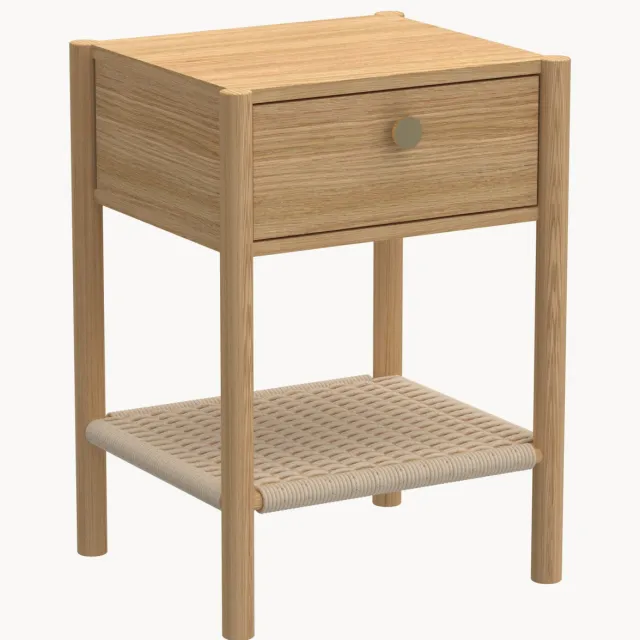 AC Design Houten nachtkastje Monfort Beige