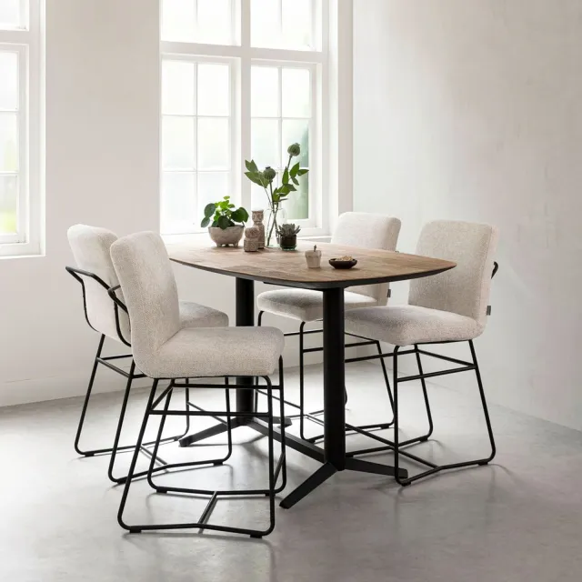 DTP Home Bartafel 'Soho' Deens Ovaal, Teakhout, 160 x 90cm