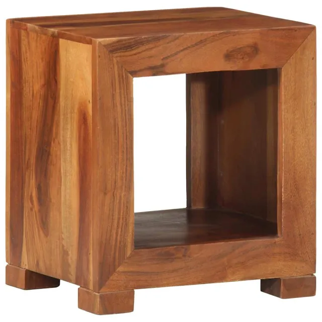 vidaXL Bijzettafel 37x29x40 cm massief acaciahout Bruin