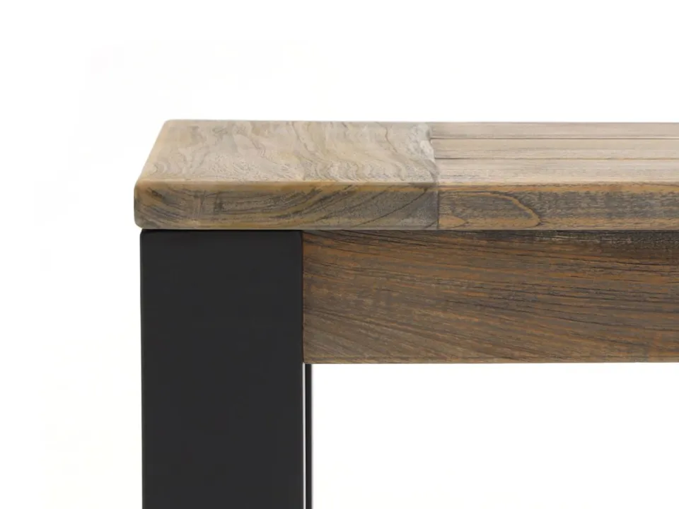 ROUGH Furniture ROUGH-X picknickbank 170x42x45cm bruin, foto 3