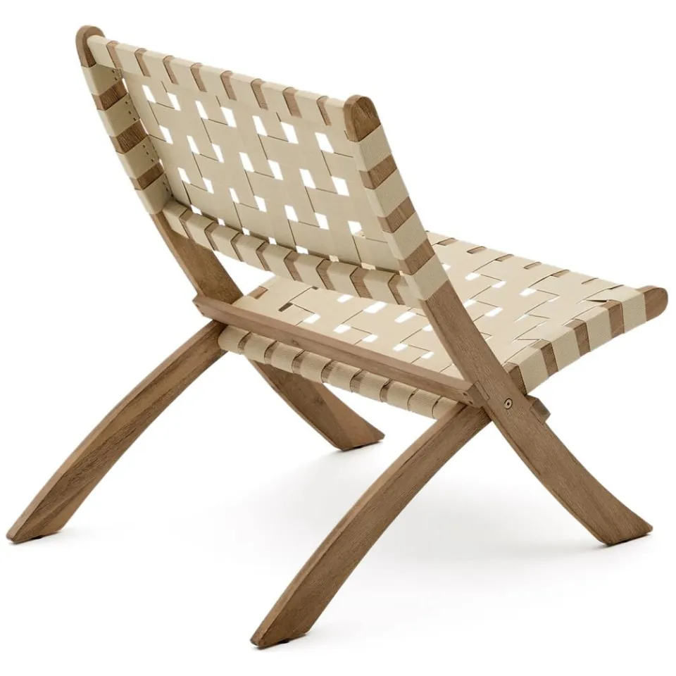 Kave Home Chabeli fauteuil crème, foto 7