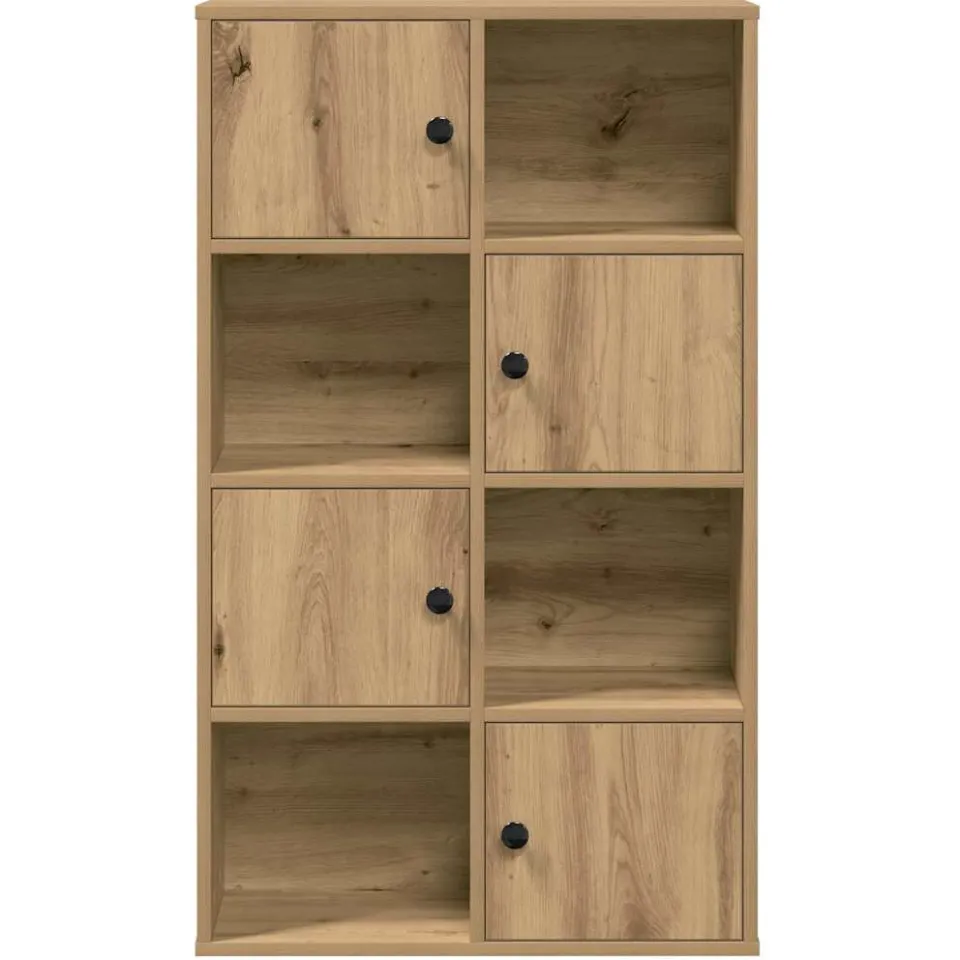 vidaXL Boekenkast 60x24x101,5 cm bewerkt hout artisanaal eikenkleurig, foto 4