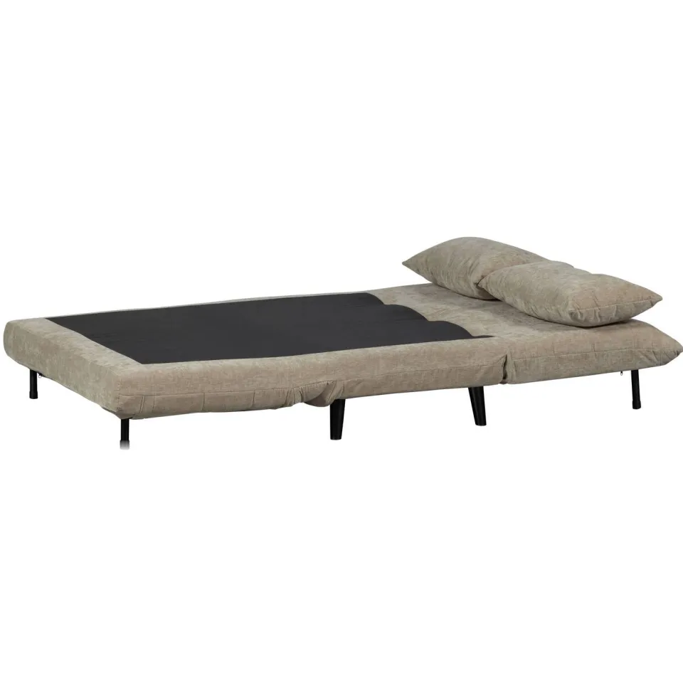WOOOD Xem Slaapbank - 1-Persoons - Chenille stof - Naturel - 80x122x92, foto 6