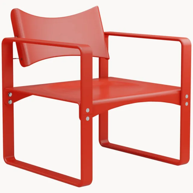 Verpan Eetkamerstoel Series 270 F, Design Verner Panton Rood