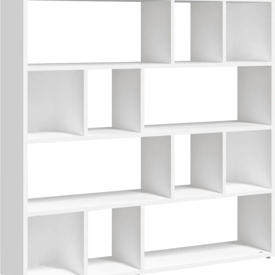 vidaXL Boekenkast/kamerscherm 105x24x102 cm wit, foto 3