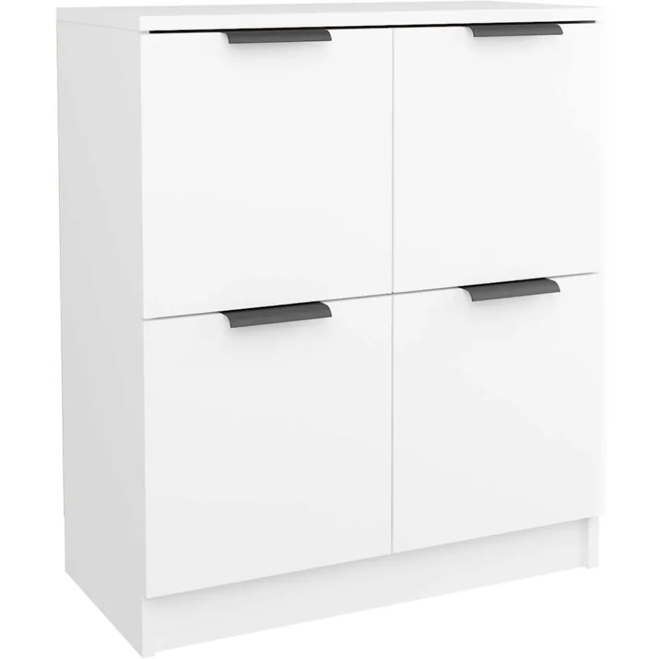 vidaXL Dressoir 60x30x70 cm bewerkt hout wit
