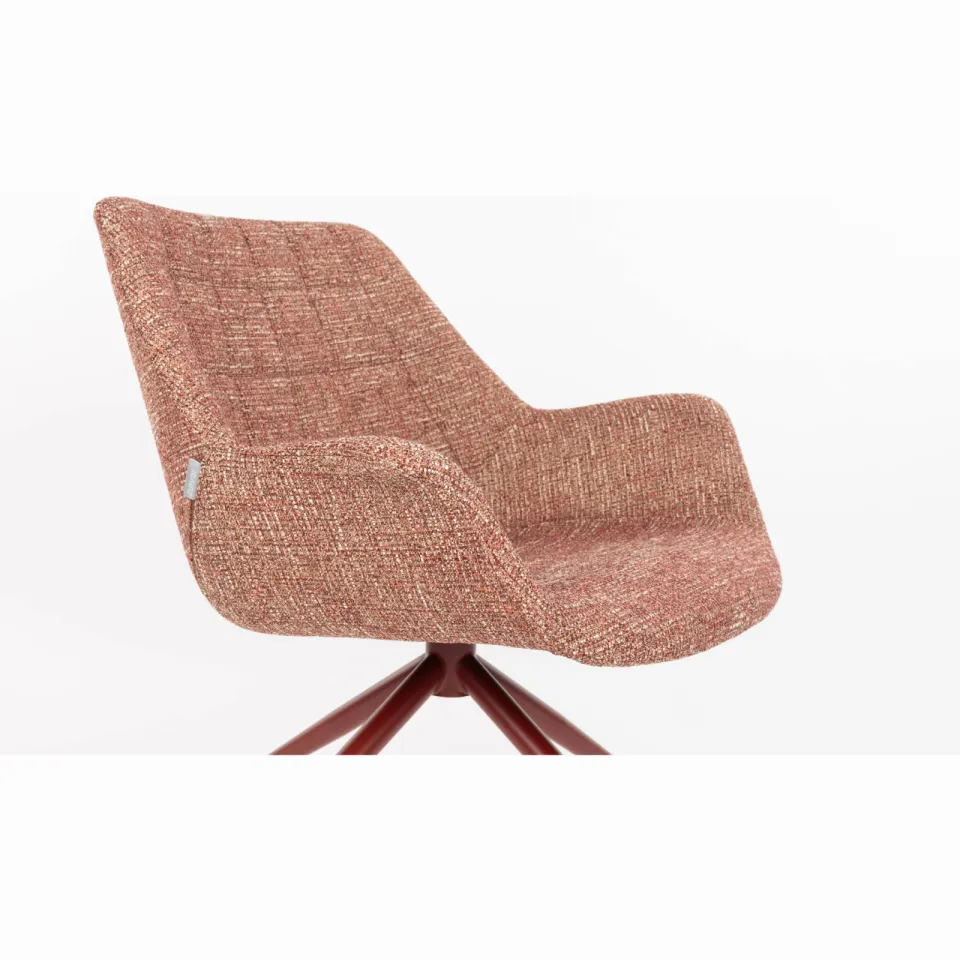 Zuiver Doulton Fauteuil Rood, foto 4