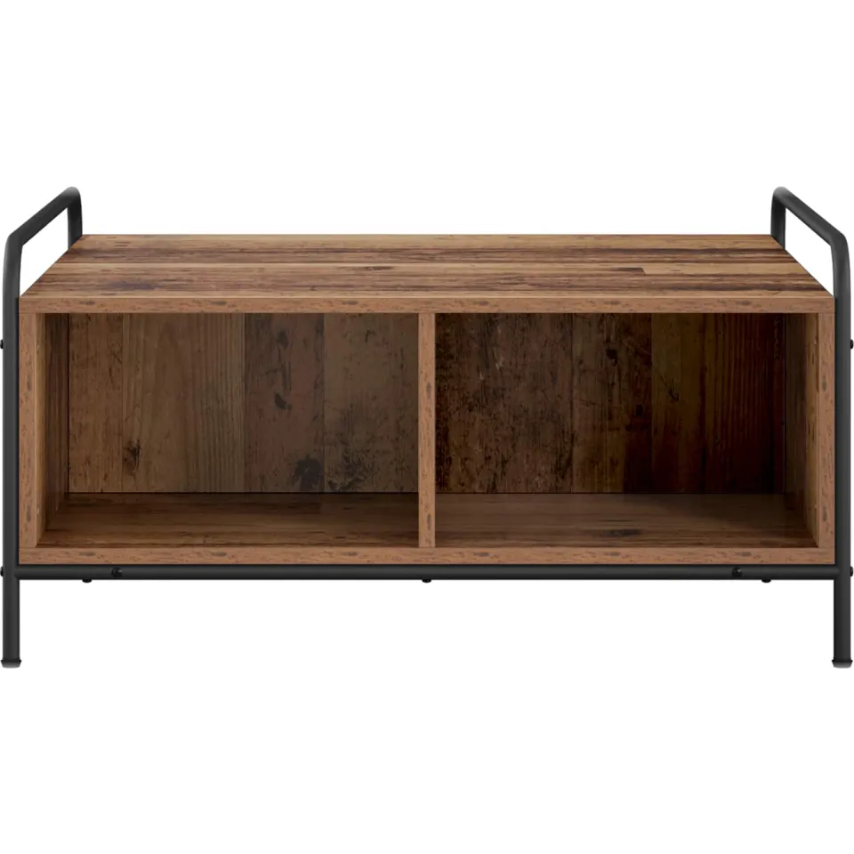 vidaXL Salontafel Oud hout 50 x 49 x 41 cm Bewerkt hout bruin, foto 2