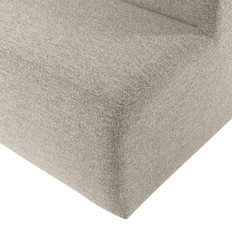 WOOOD Mojo Base eetbank rugleuning ecru, foto 4