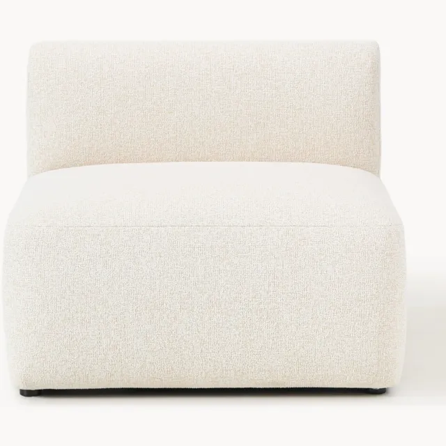 Westwing Collection Bouclé middelste module Sofia wit