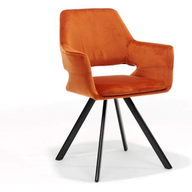 armstoel Céline oranje