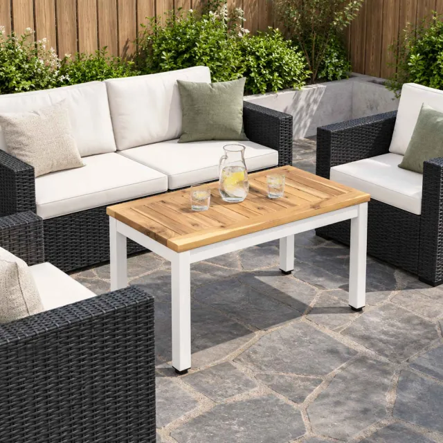 vidaXL Salontafel NAARDEN Witgewassen 60,5 x 30 x 36 cm, foto 2