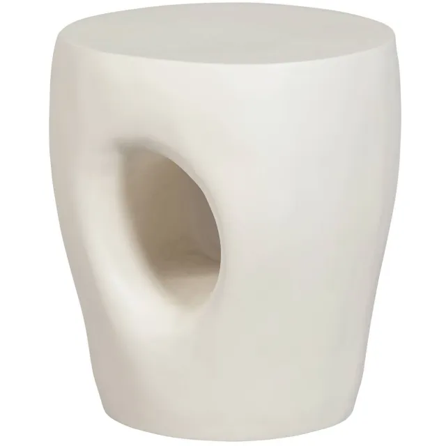 WOOOD Mica Bijzettafel Tuin - Polymeer - Naturel - 47x40x40 natural