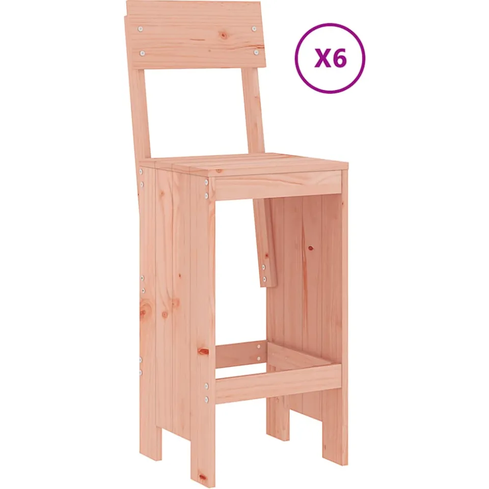 vidaXL 7-delige Tuinset massief douglashout bruin, foto 3