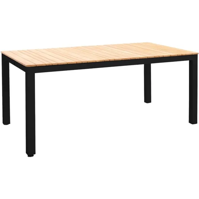 YOI Tuintafel Arashi Black 169 cm zwart