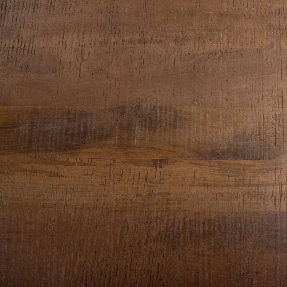 Wehkamp Home eetkamertafel Mace (diameter 150 cm) mangohout bruin, foto 5