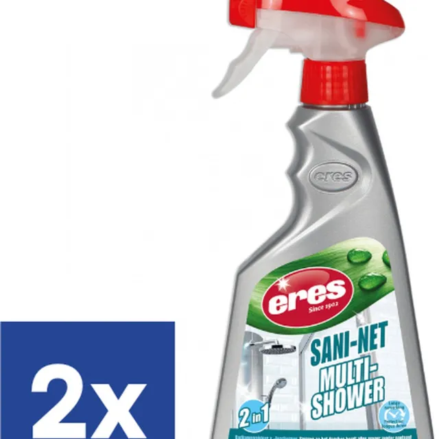 Eres Sani Net Multi-Shower spray - 2 x 500ml Rood