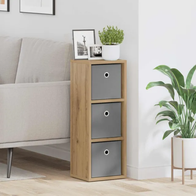vidaXL Dressoir Artisan Eiken 25,5 x 22 x 69,5 cm, foto 2