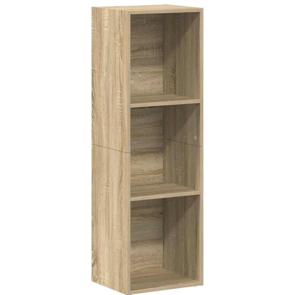 vidaXL Boekenkast/tv-meubel 36x30x114cm bewerkt hout sonoma eikenkleur Bruin