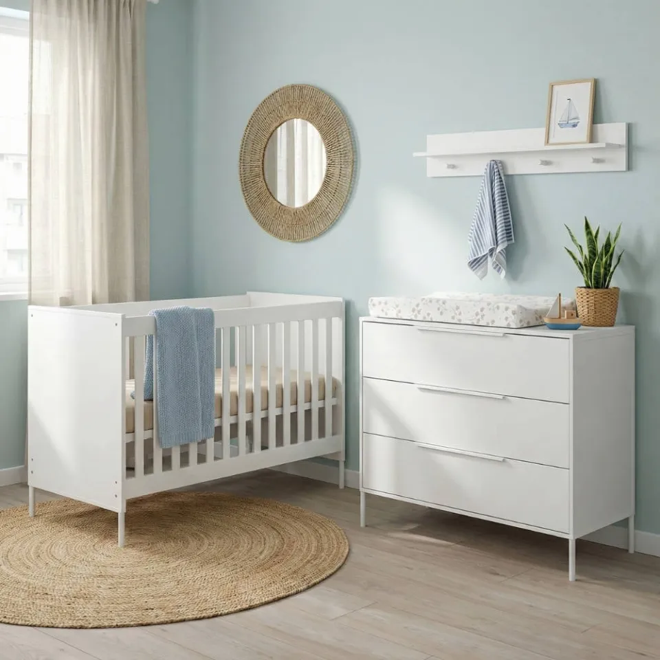 Born Lucky Babykamer Santiago Wit 2-Delig, foto 3