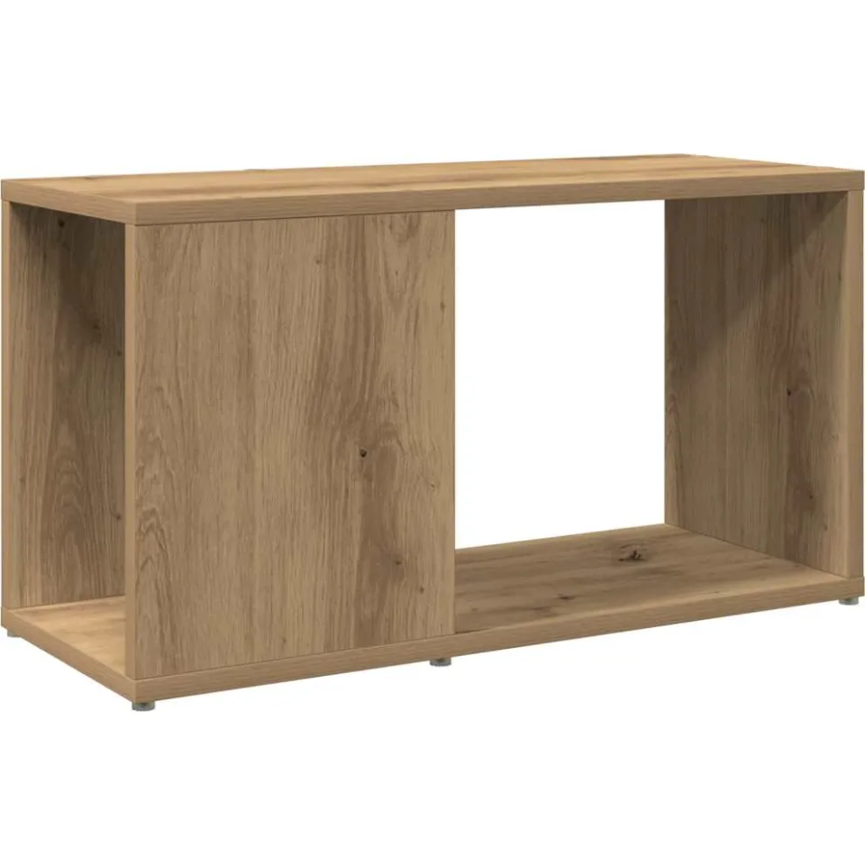 vidaXL Tv-meubel 60x24x32 cm bewerkt hout artisanaal eikenkleur, foto 3